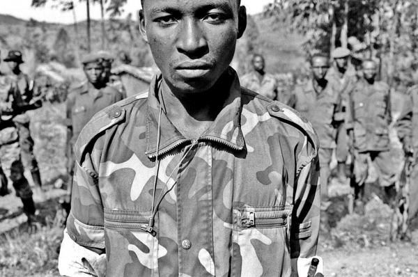 DRcongo Conflict - FDLR Hutu militia, at their camp, Kahungwe, South Kivu.