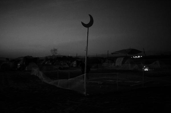 Stranded - Idomeni/Greece - A place of worship for refugees inside Idomeni camp.