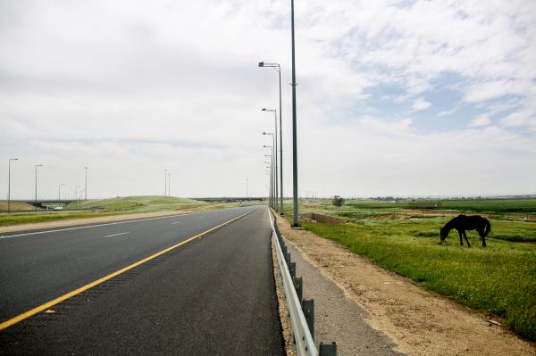 Image from Keep Them safe - Empty highway number 6, which crosses Israel from north...