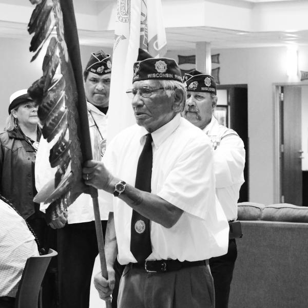 Image from Coming Home - Ho-Chunk Nation commemorative ceremony honoring veterans.