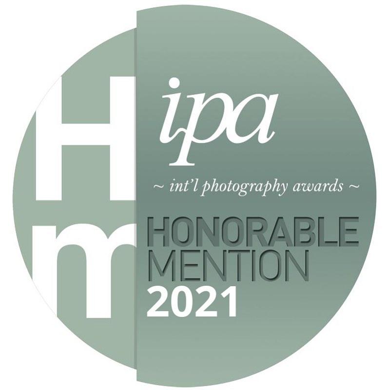 Honorable Mention in the 2021 edition of the International Photography Awards