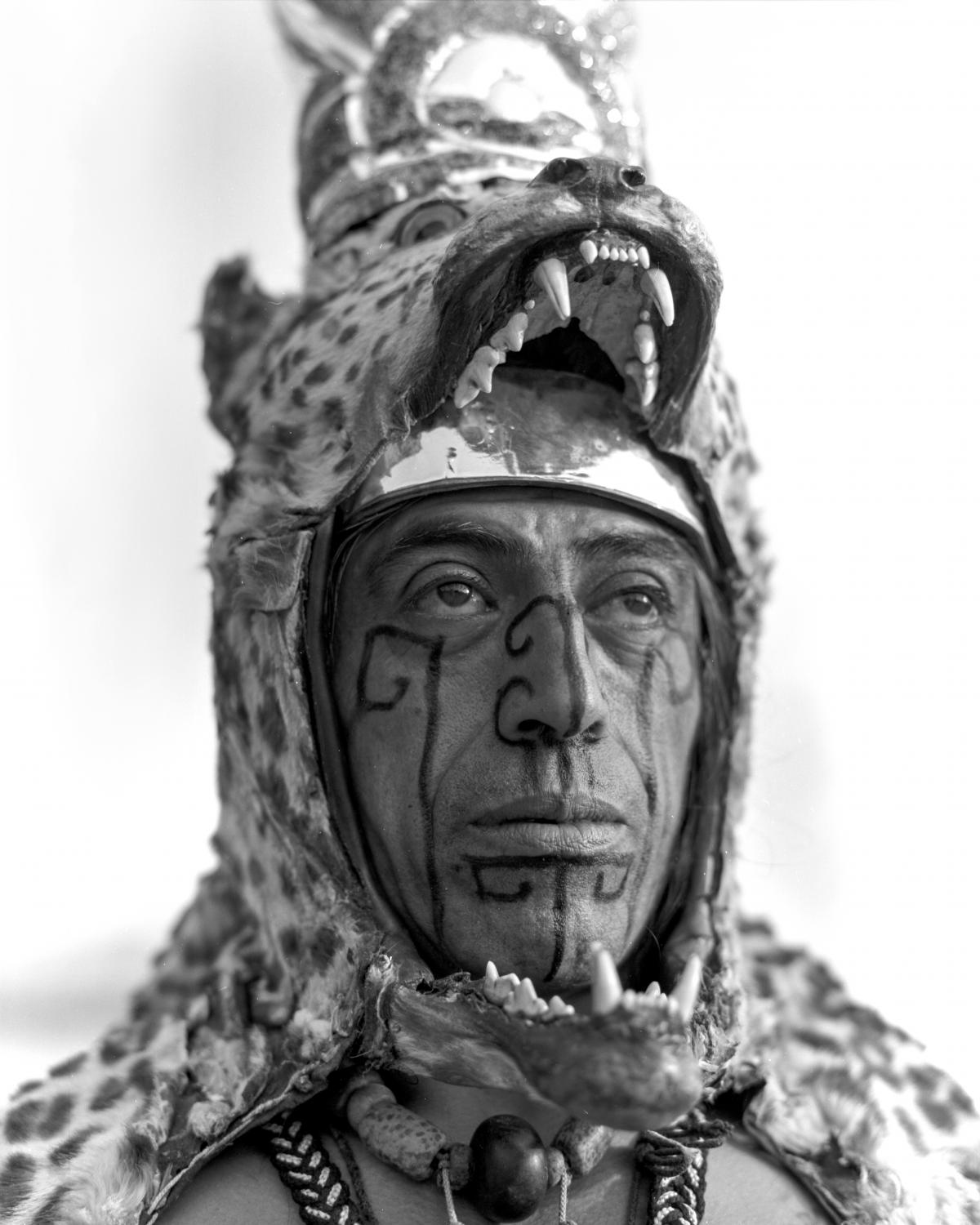Indigenous Portraits   -  David Yanez of the Aztec Nation. Alcatraz Island Sunrise...