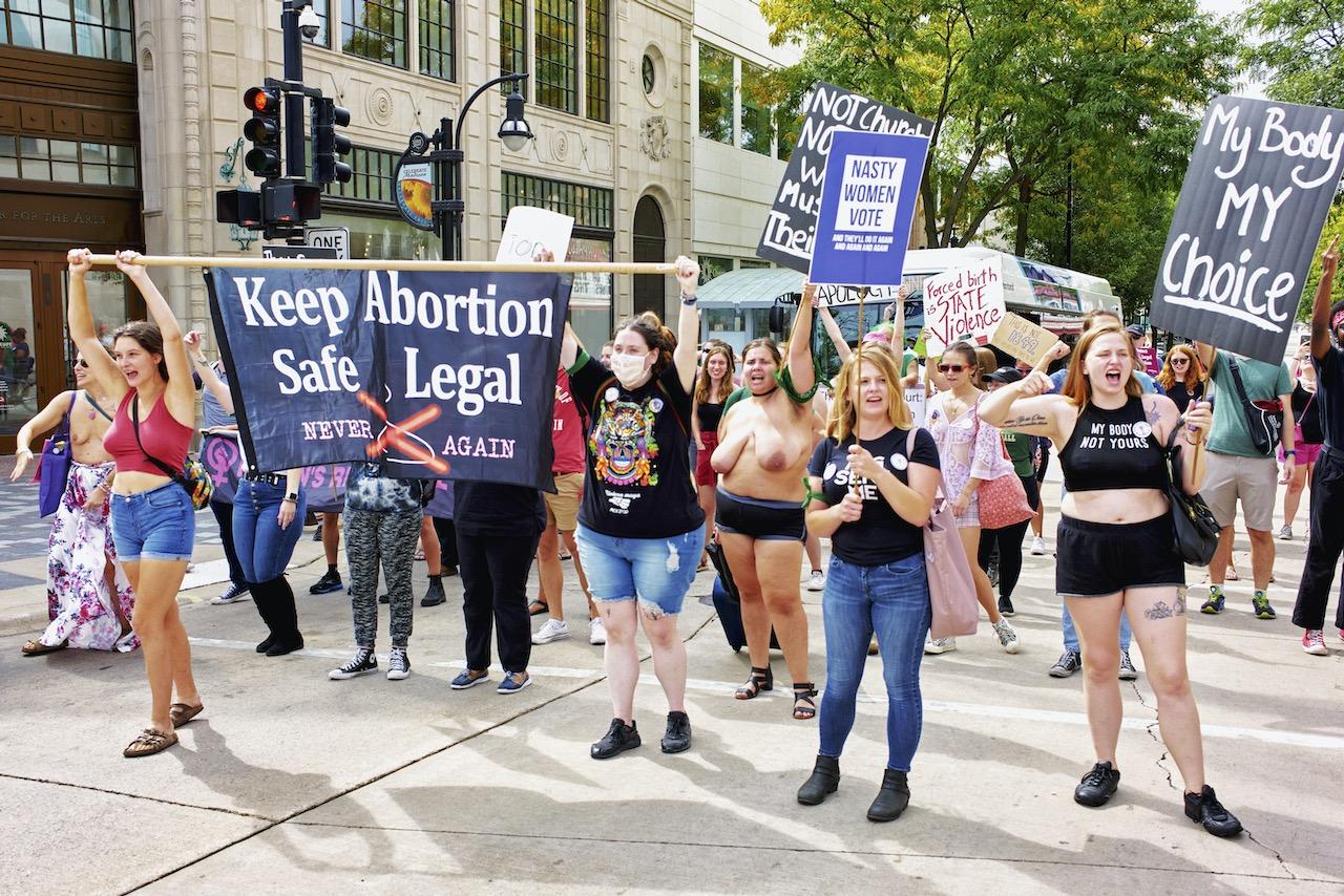 Abortion Rights Speak-Out and March (Colour)