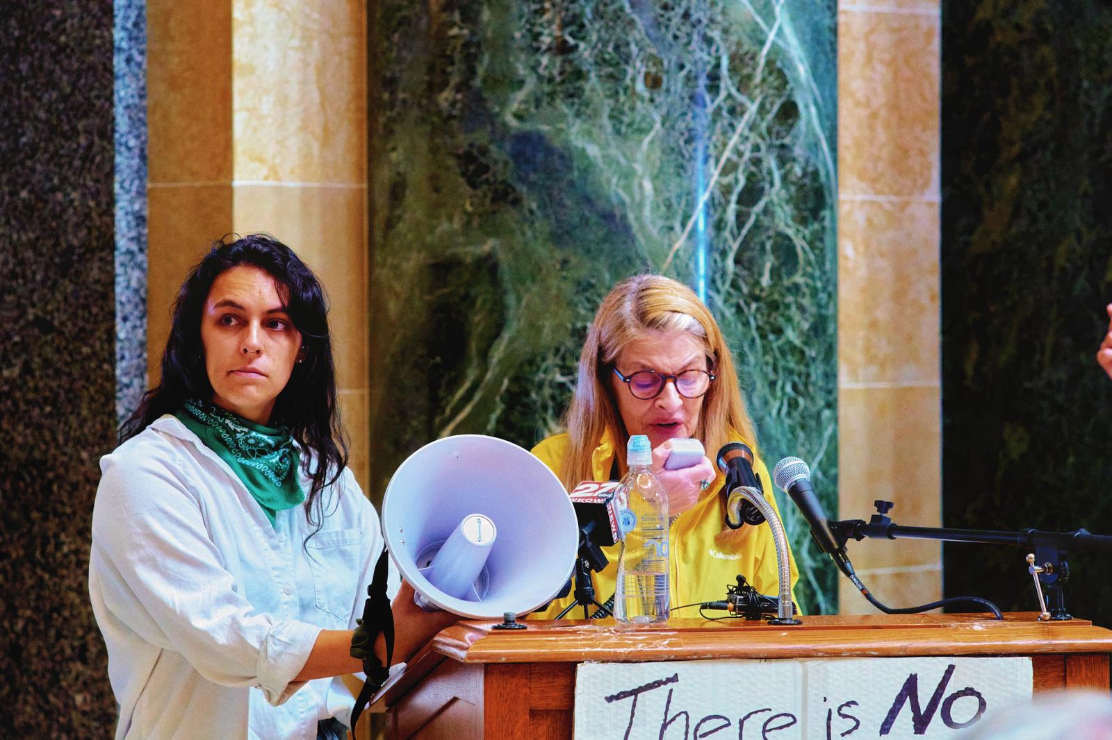 Spring Primary Press Conference for Abortion Rights -  Madison USA