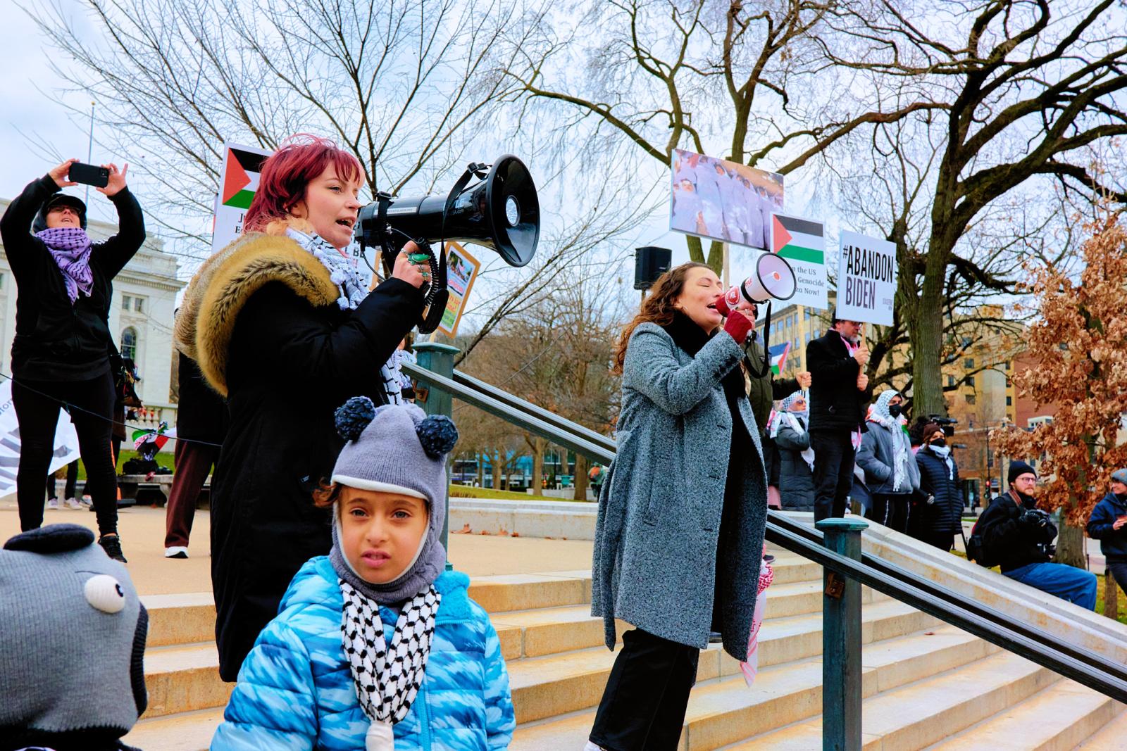 Wisconsin All Out For Palestine March And Rally - New Normal Photography