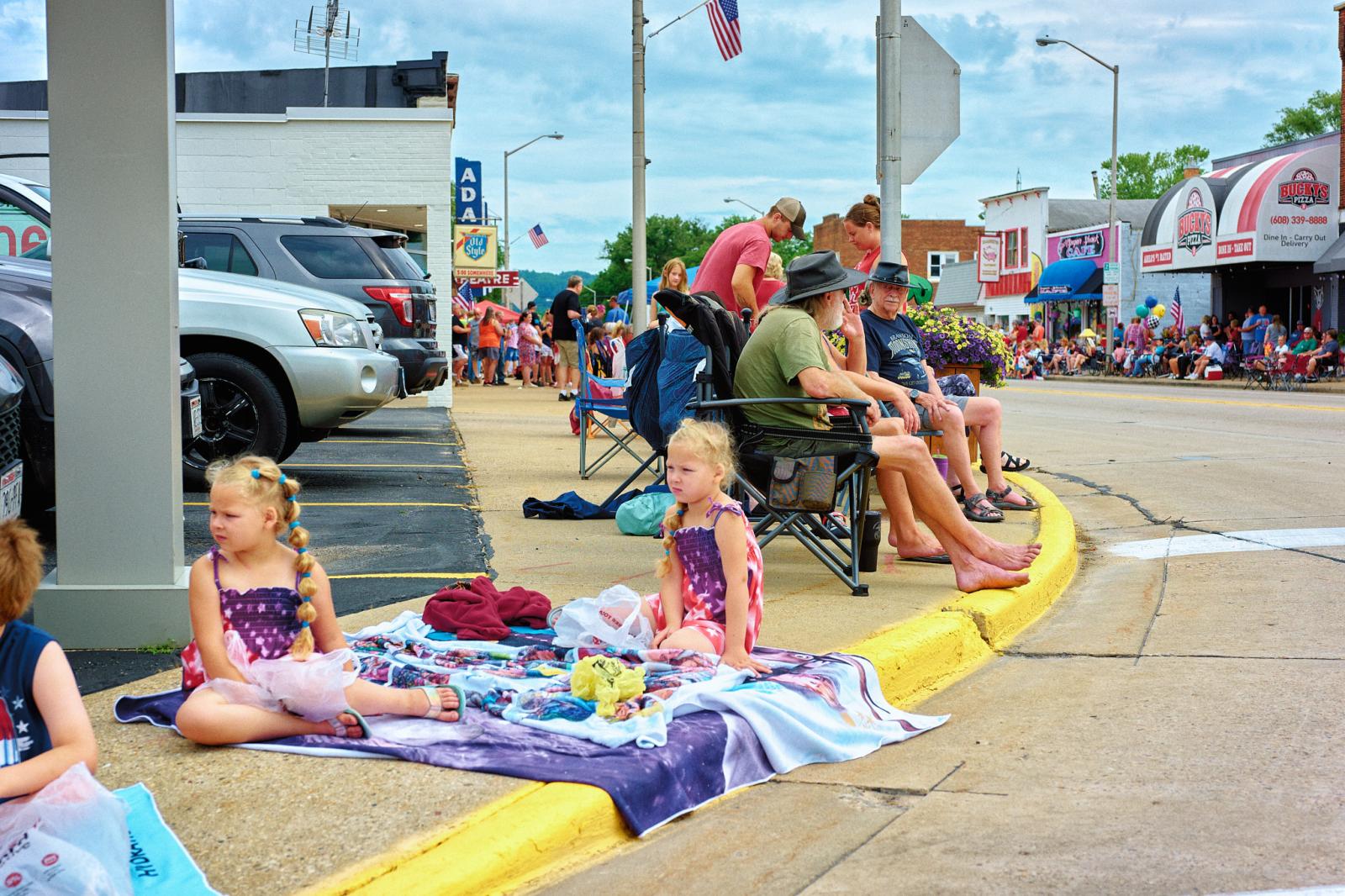 Going to a Fourth of July Parade