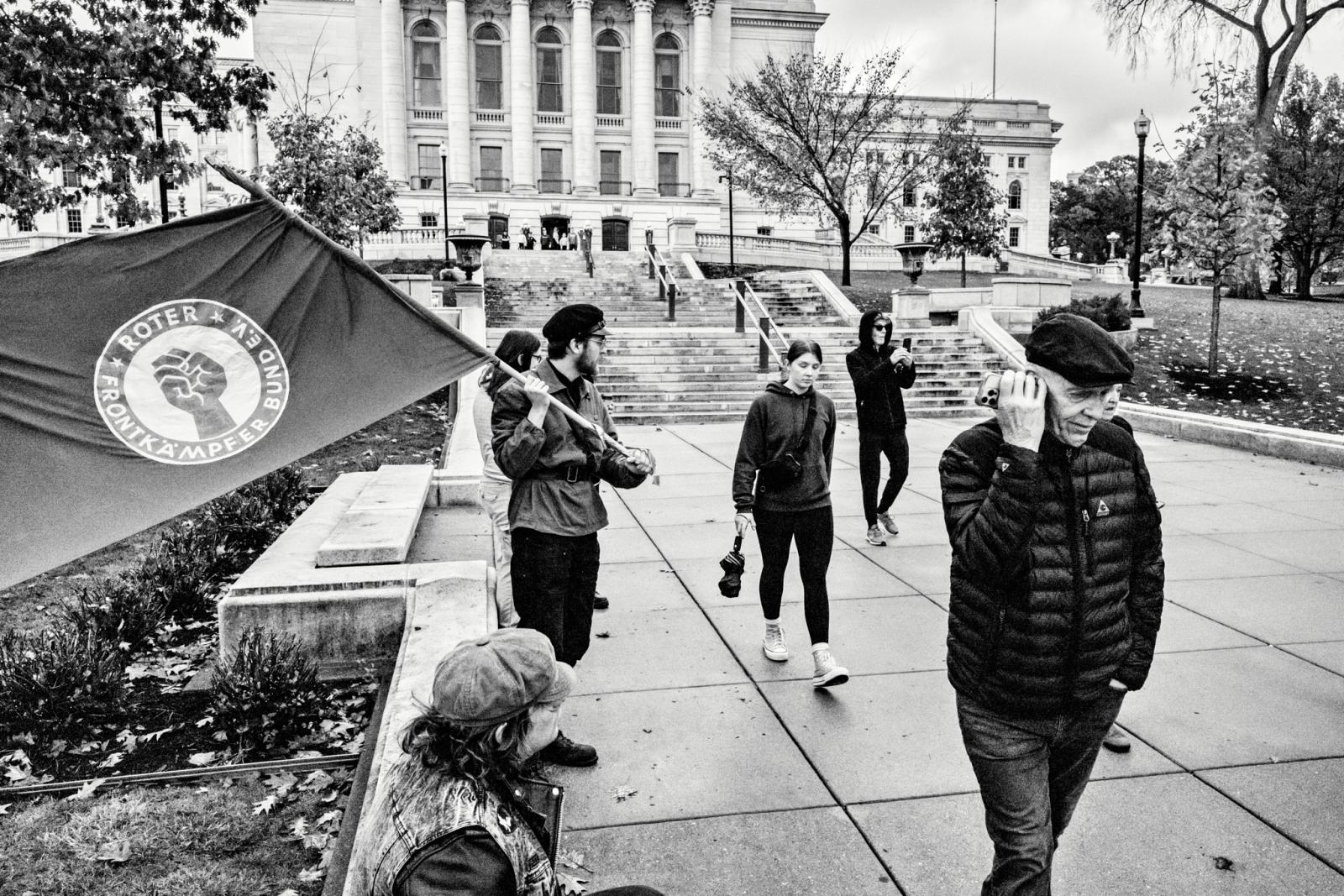 Emergency Action (b&w) -  Madison USA