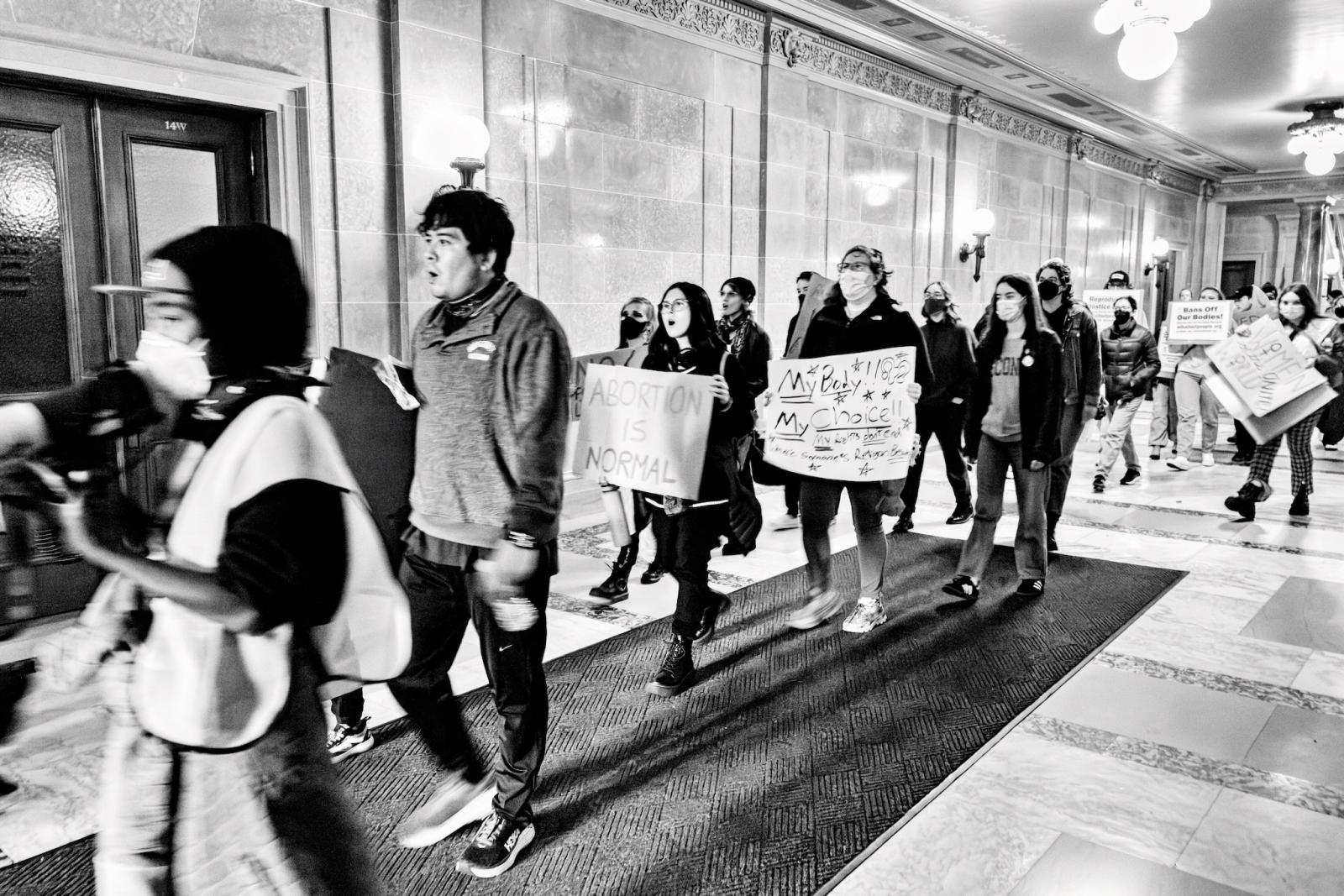 Emergency Action (b&w) -  Madison USA