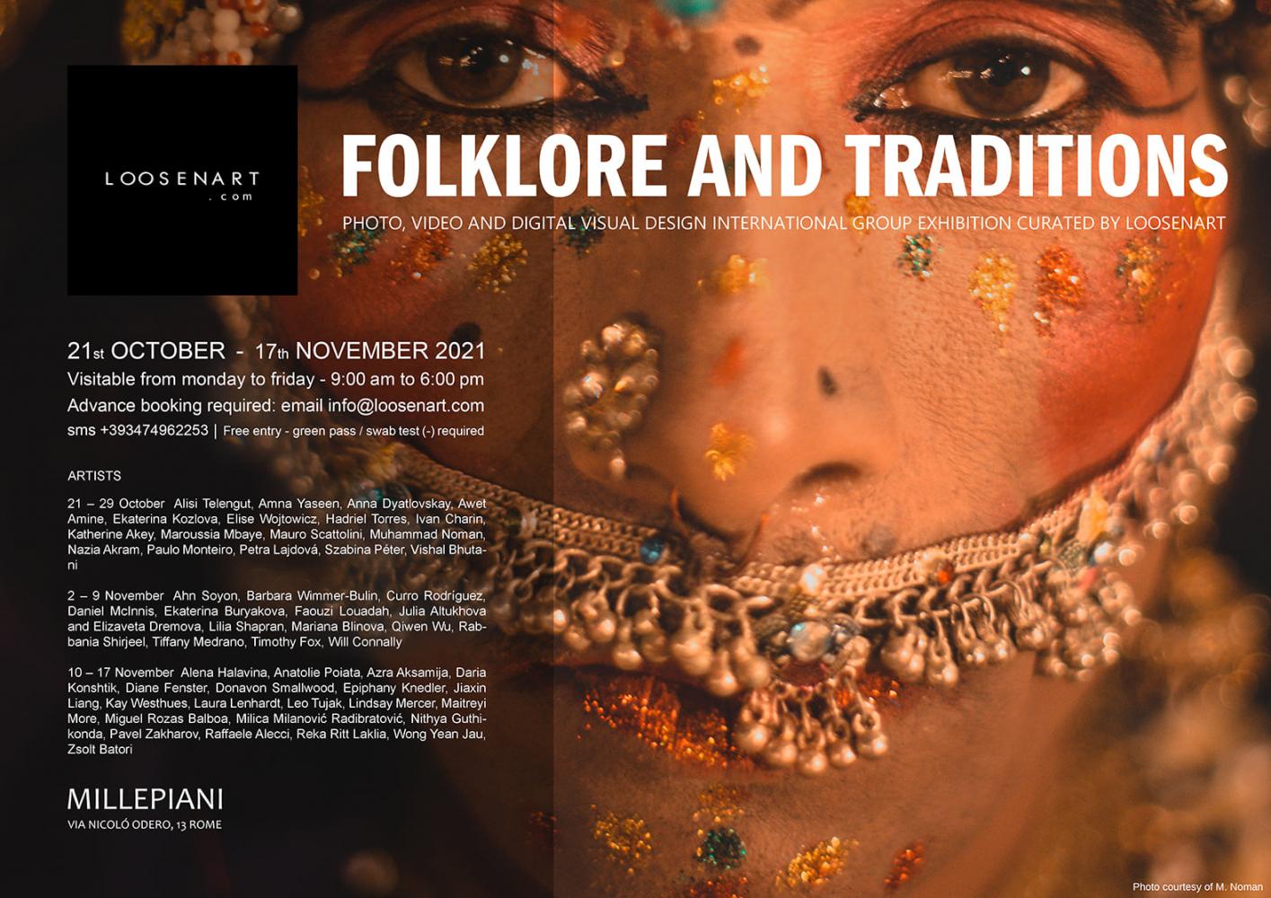 Folklore and Traditions,  international group exhibition, Rome I Italy