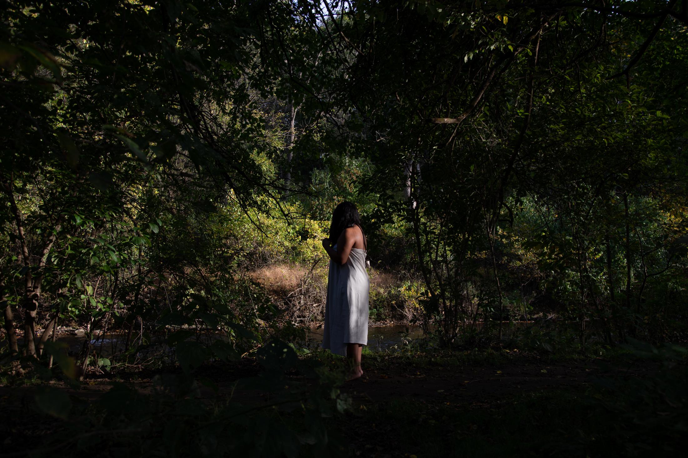 yana achik - I grew up by a river, I would sit on the hill that...