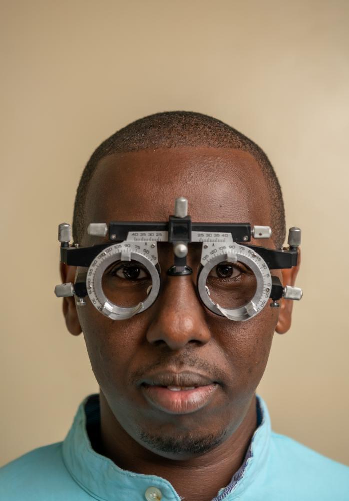 Covid 19 glasses - Self funded project of men who wear glasses.