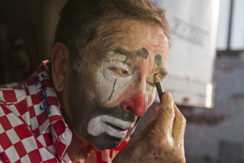 Legendary rodeo clown, Lecile H... R. Carrero/Carrero Photography