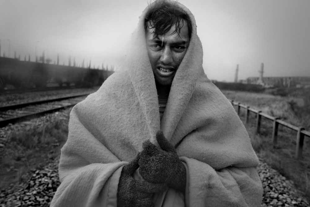 Afghan boys, fleeing from war a...He had been in Calais 4 months.