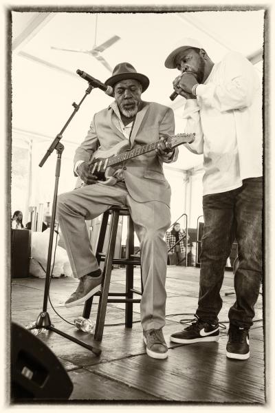 Lurrie and Steve Bell at the Chicago Blues Festival | Buy this image