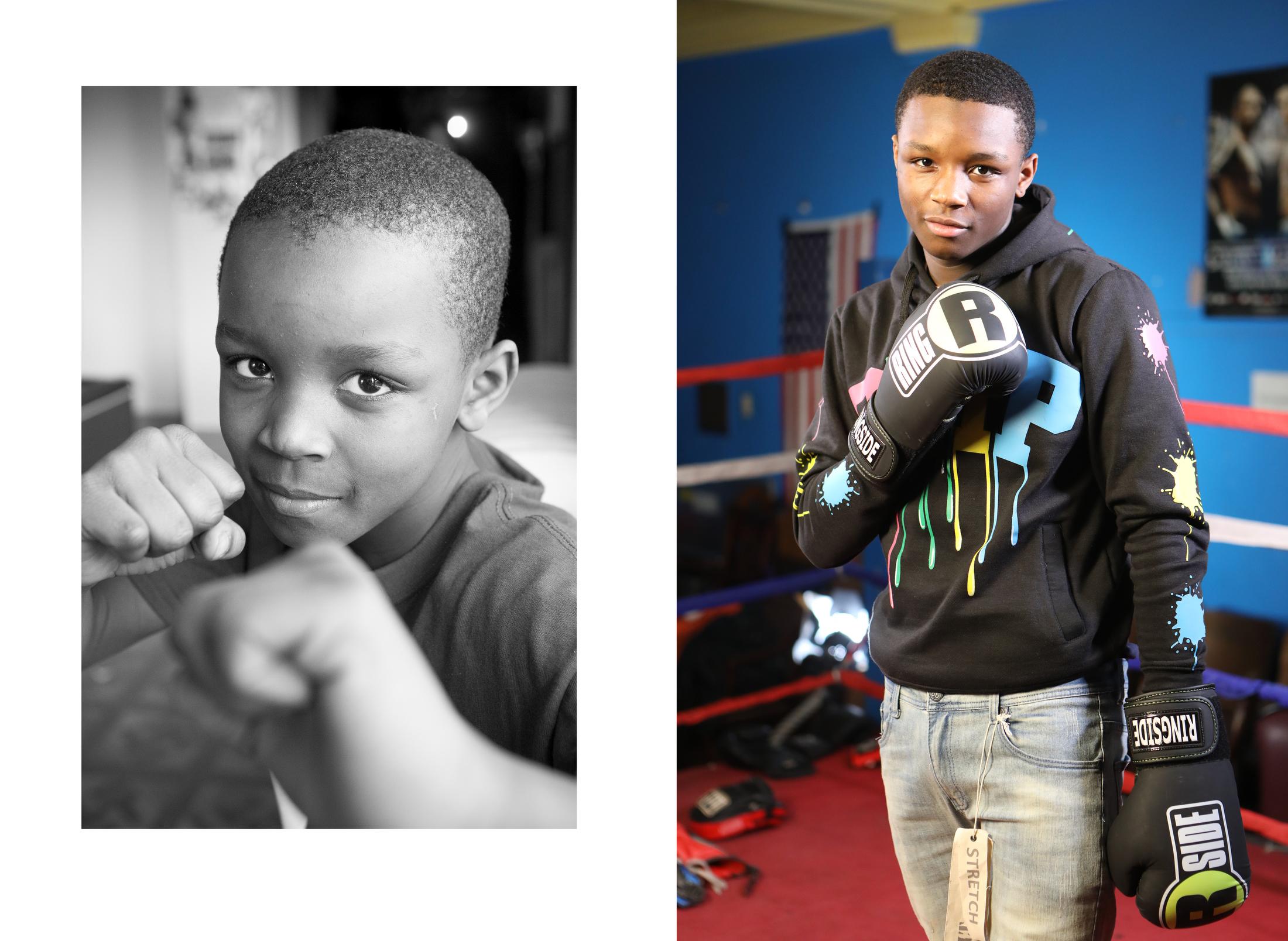 10 years in a boxing gym - Rasheed