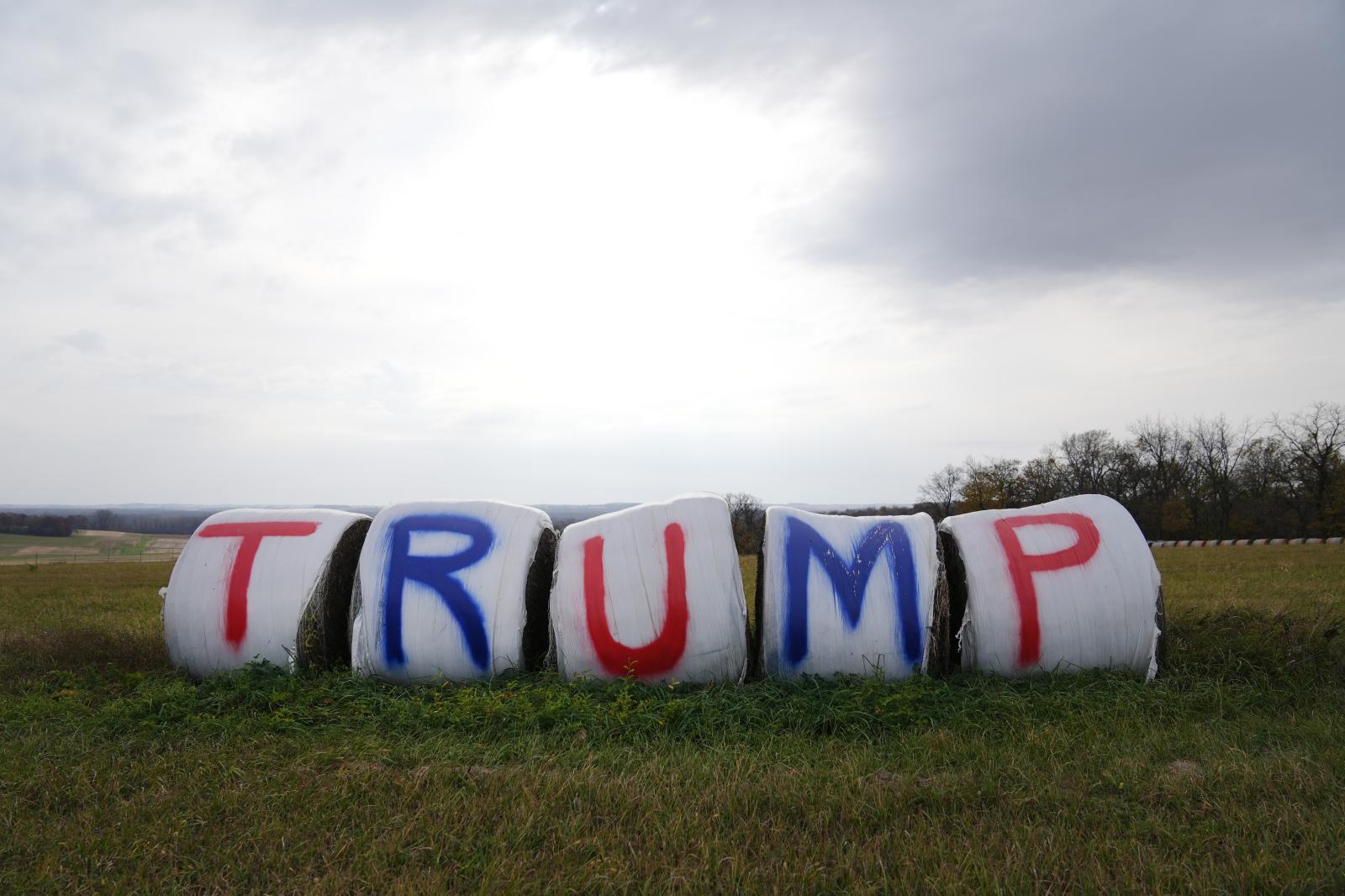 Campaigning on the roads of south west Wisconcin | Buy this image