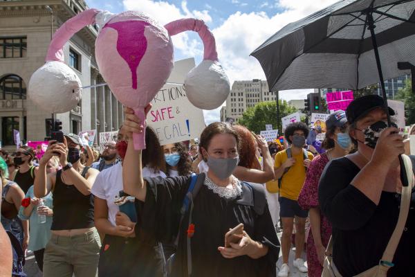 Reproductive Rights Protest Dallas Texas October 02, 2021