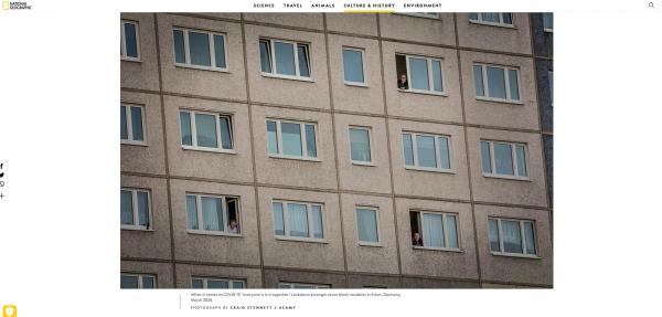 Image from Words & Pictures -  National Geographic  Photographed in Erfurt, Germany...
