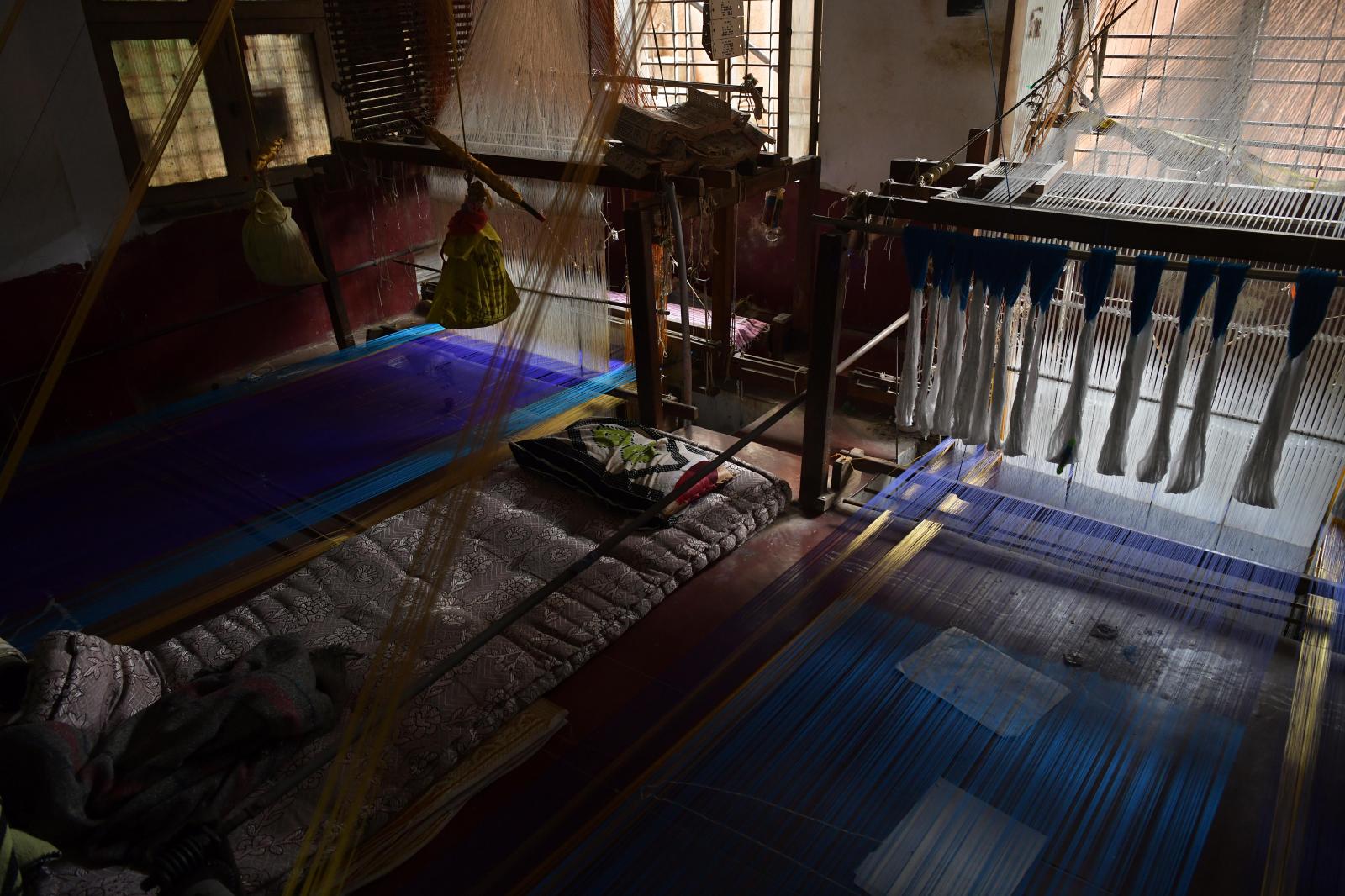 Story of the handloom industry after being struck by the COVID-19 virus in comparison with life before the virus.