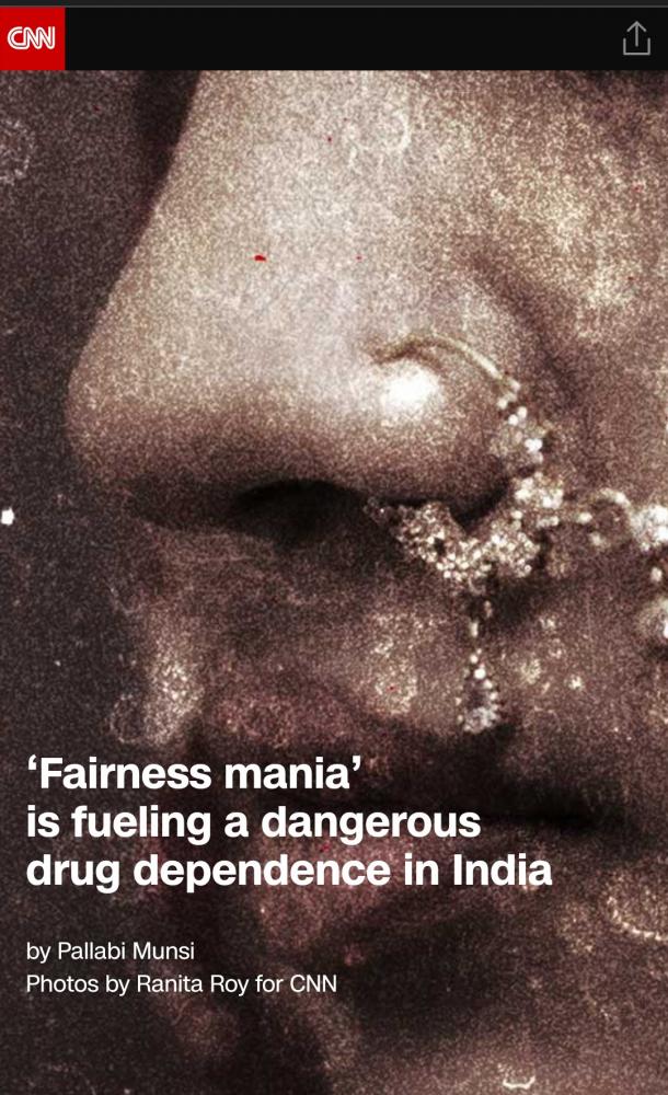 CNN: Fairness mania’ is fueling a dangerous drug dependence in India