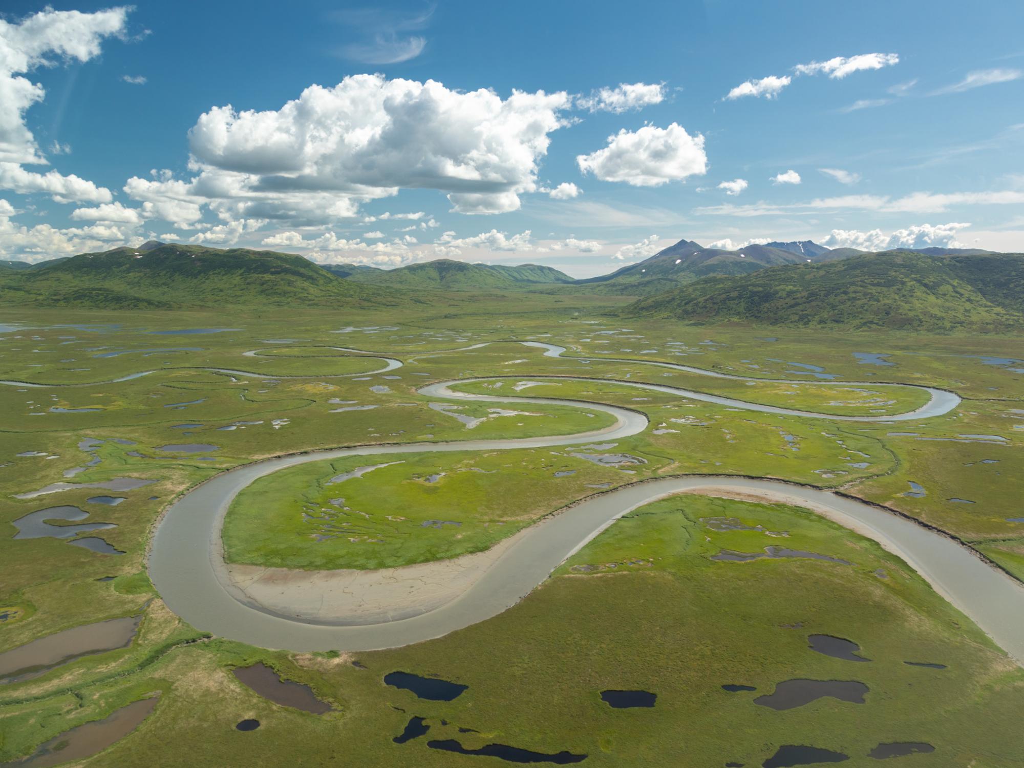 Rivers wind through the Togiak National Wildlife Refuge, 4.7 million acres of protected land...