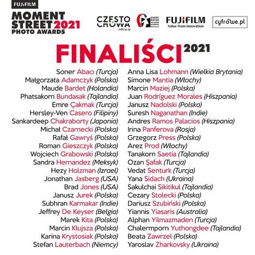 Finalist in FujiFilm Moment Street Awards 2021