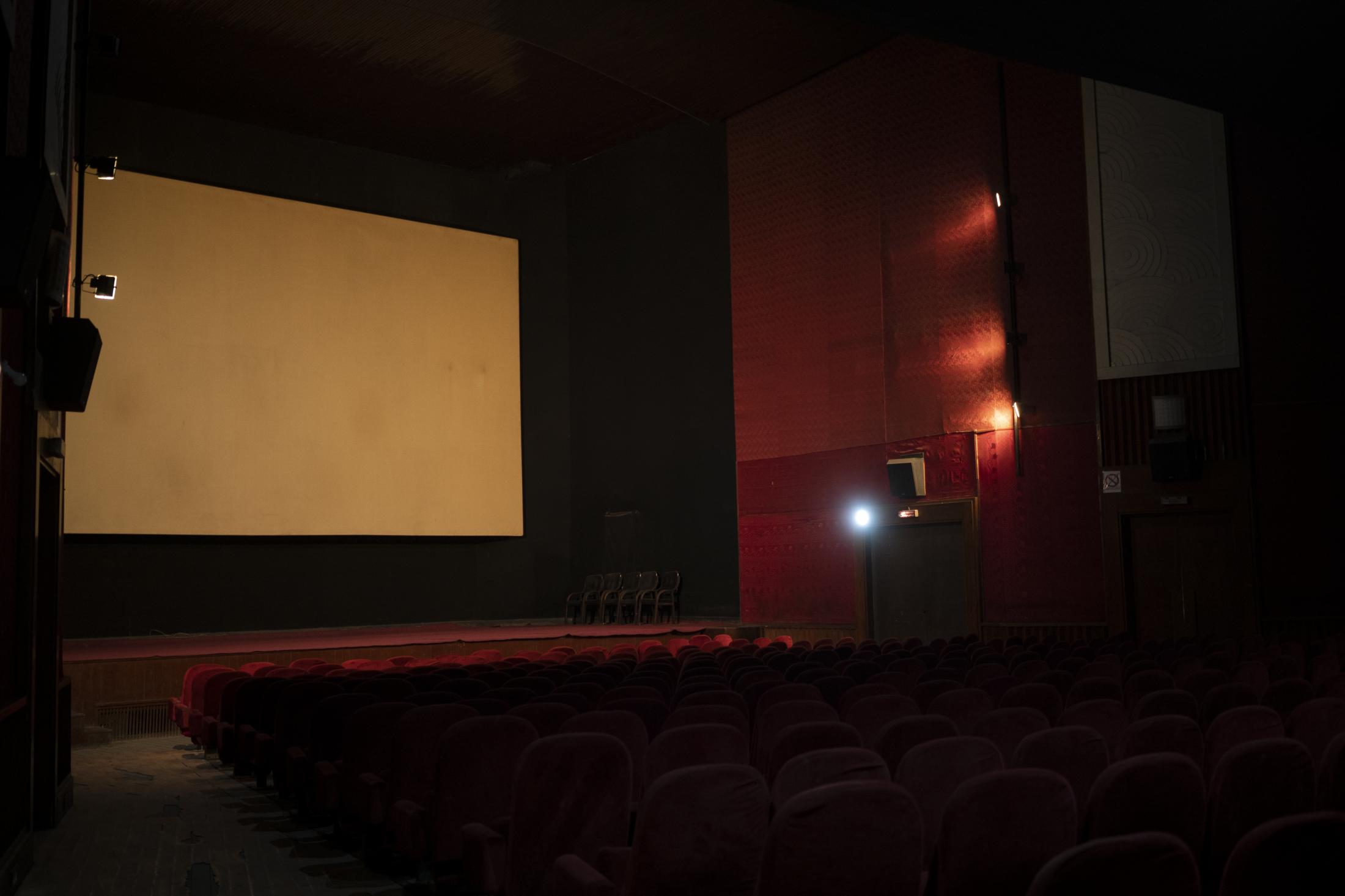 The Cinema of Kabul - The empty theater of the Ariana Cinema in Kabul,...