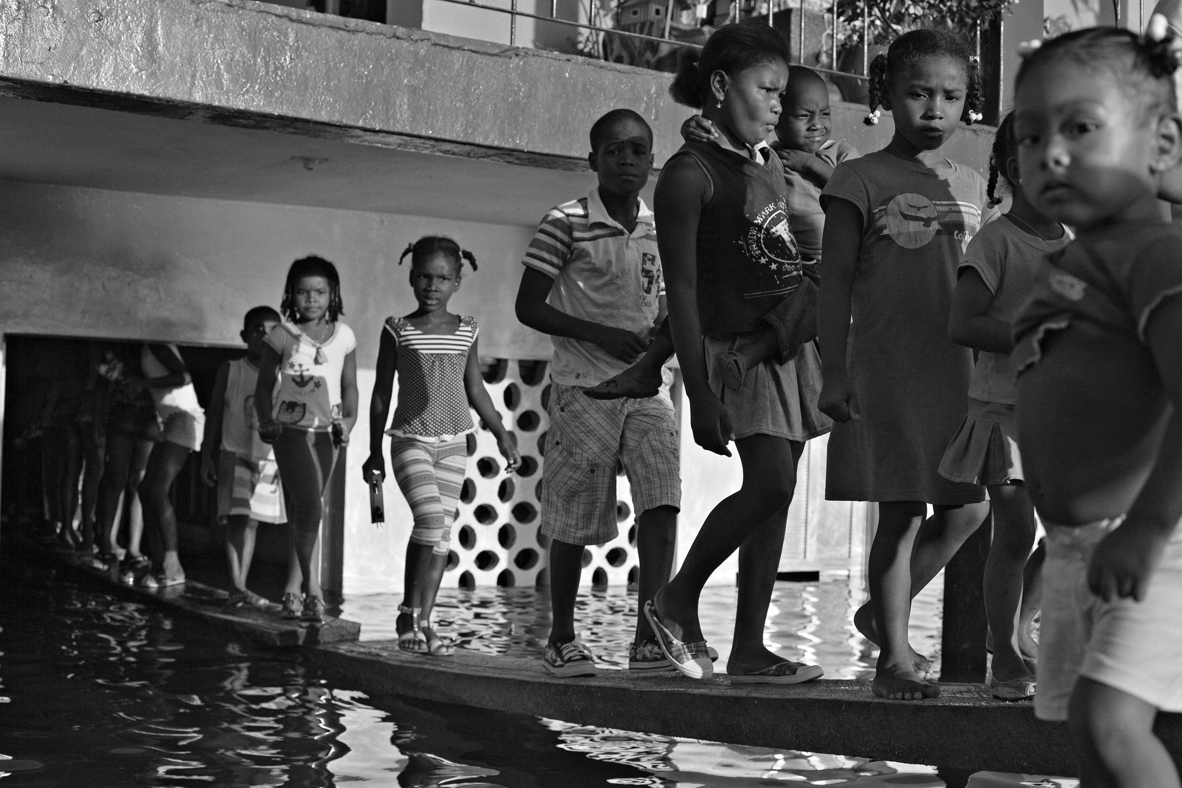The Implacable "Niña" - Riosucio, Chocó, Colombia. A group of children...