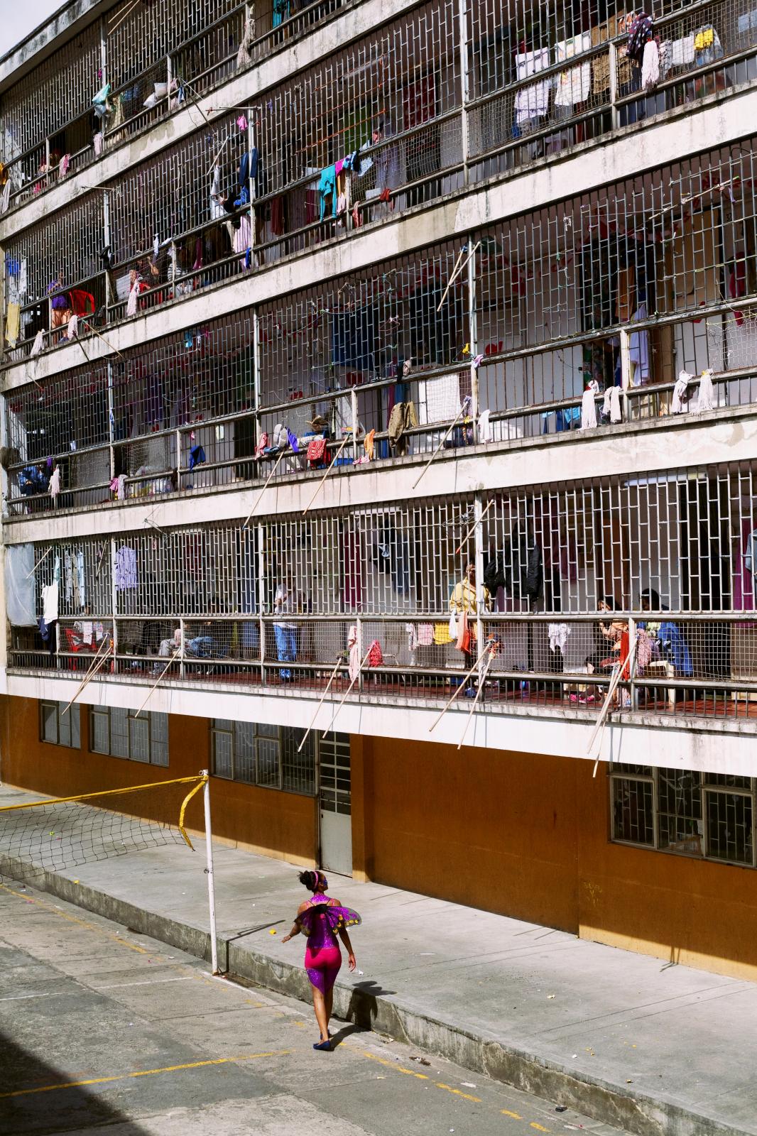 Beauty Contest in "El Buen Pastor" Jail - Bogotá, Colombia. Female inmates of the jail...