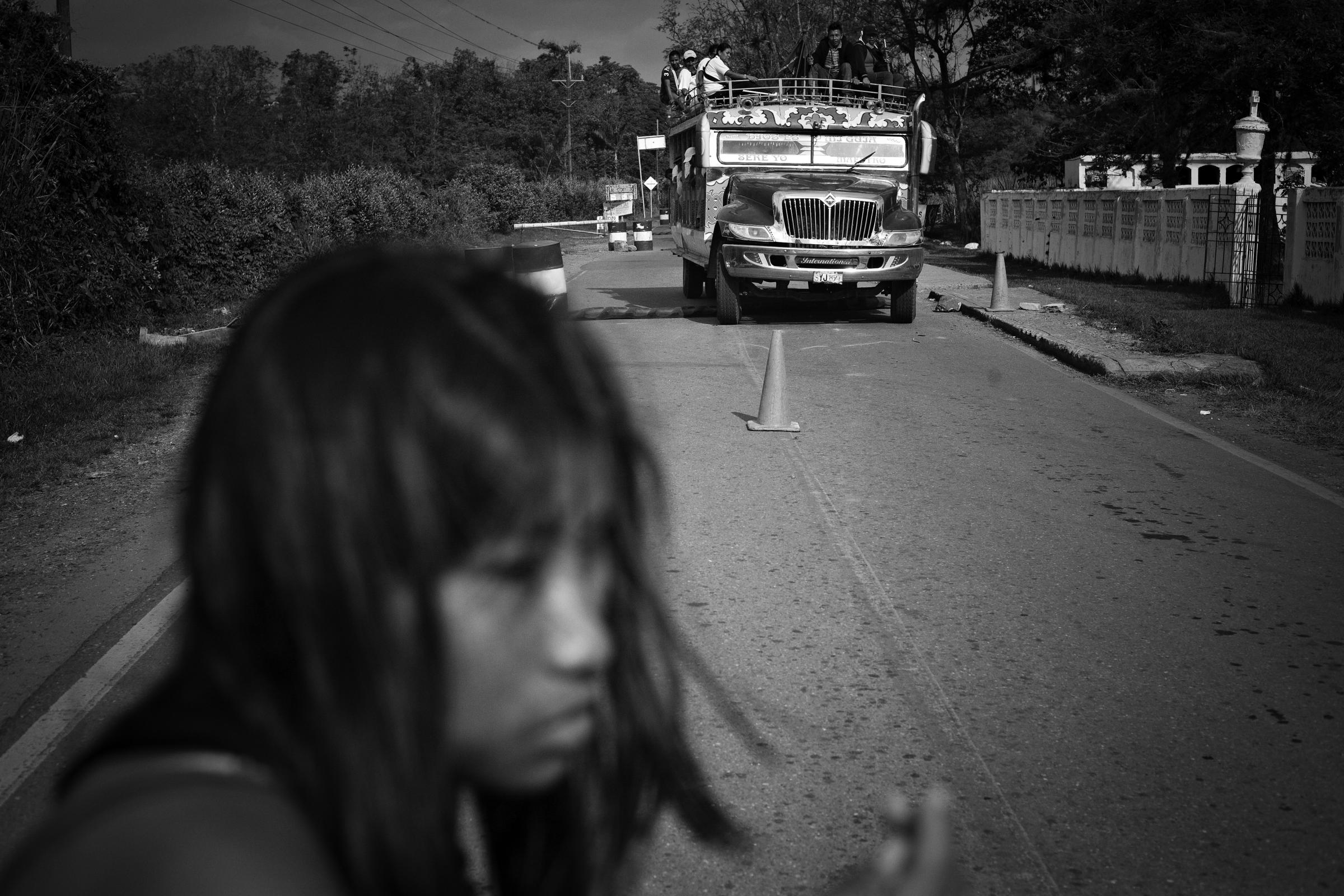 Cauca, Ready to Explode - Caloto, Cauca, Colombia. A traditional bus that provides...