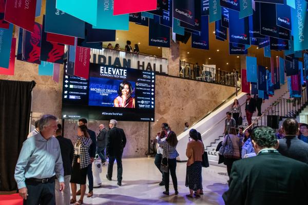 Image from Elevate - Business and partner activations at Meridian Hall during...