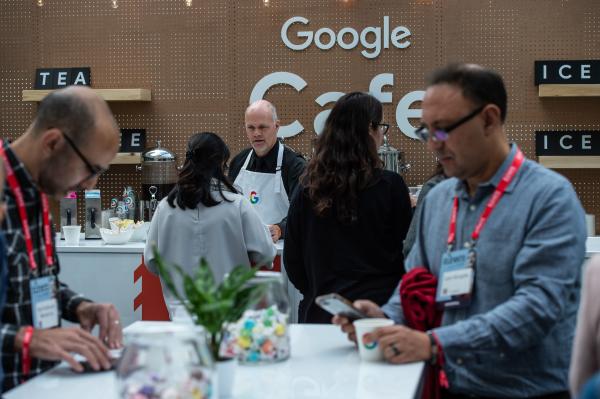 Business and partner activations at Meridian Hall during Elevate Tech Festival in Toronto September 24, 2019.