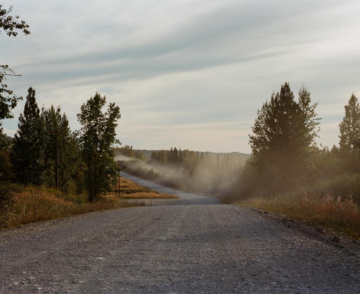 Image from CALL HER ALASKA - Road from Arctic Valley in Anchorage, Alaska. September...