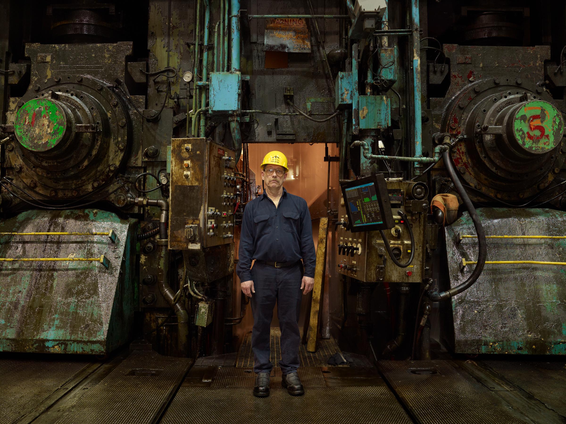 BLUE - A Portrait of the American Worker - 4099 &bull; Dave -Tandem Mill Operator - Cleveland, Ohio
