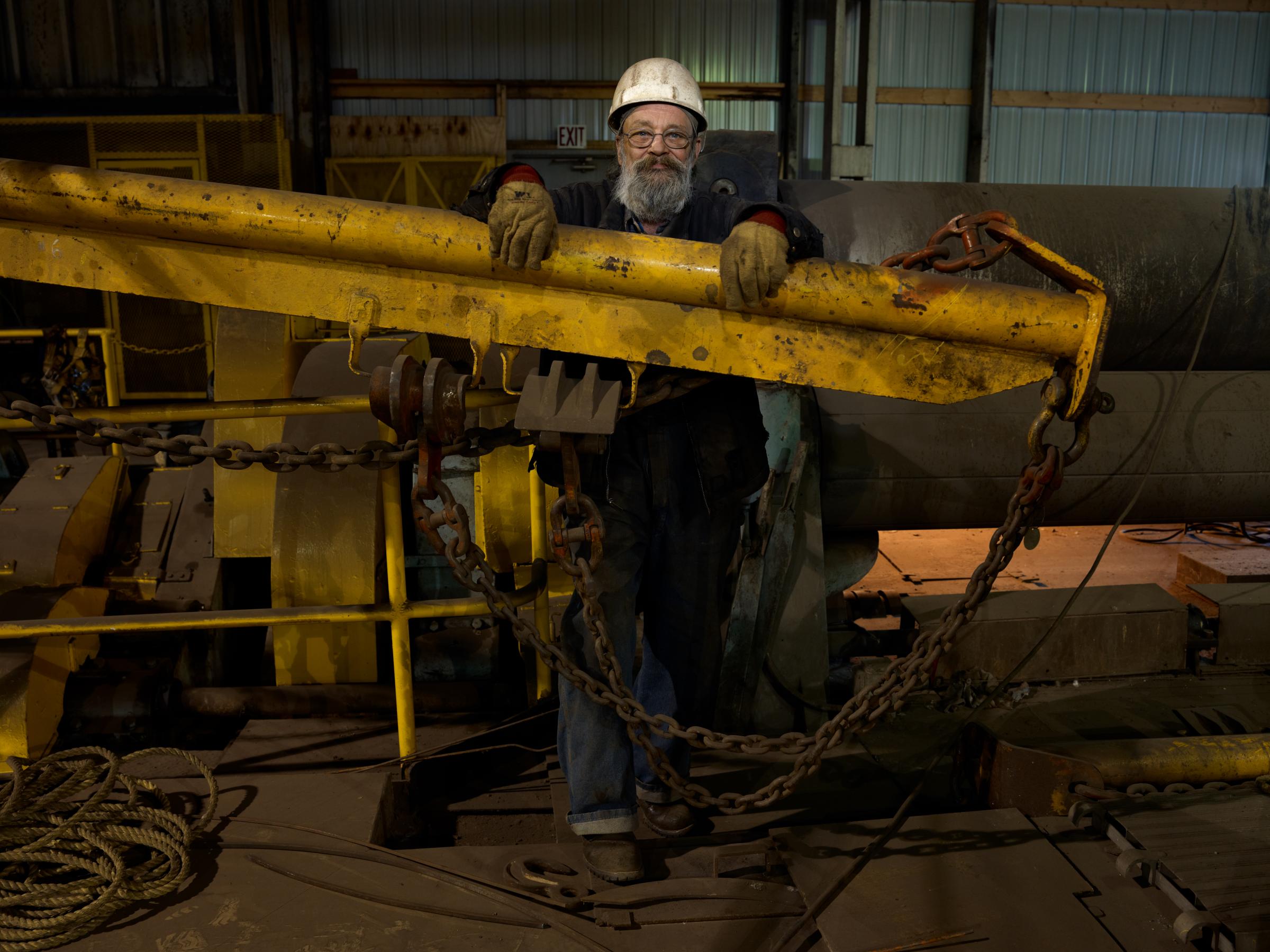 BLUE - A Portrait of the American Worker - 4032 &bull; Al - Shipyard Fitter - Superior, Wisconsin
