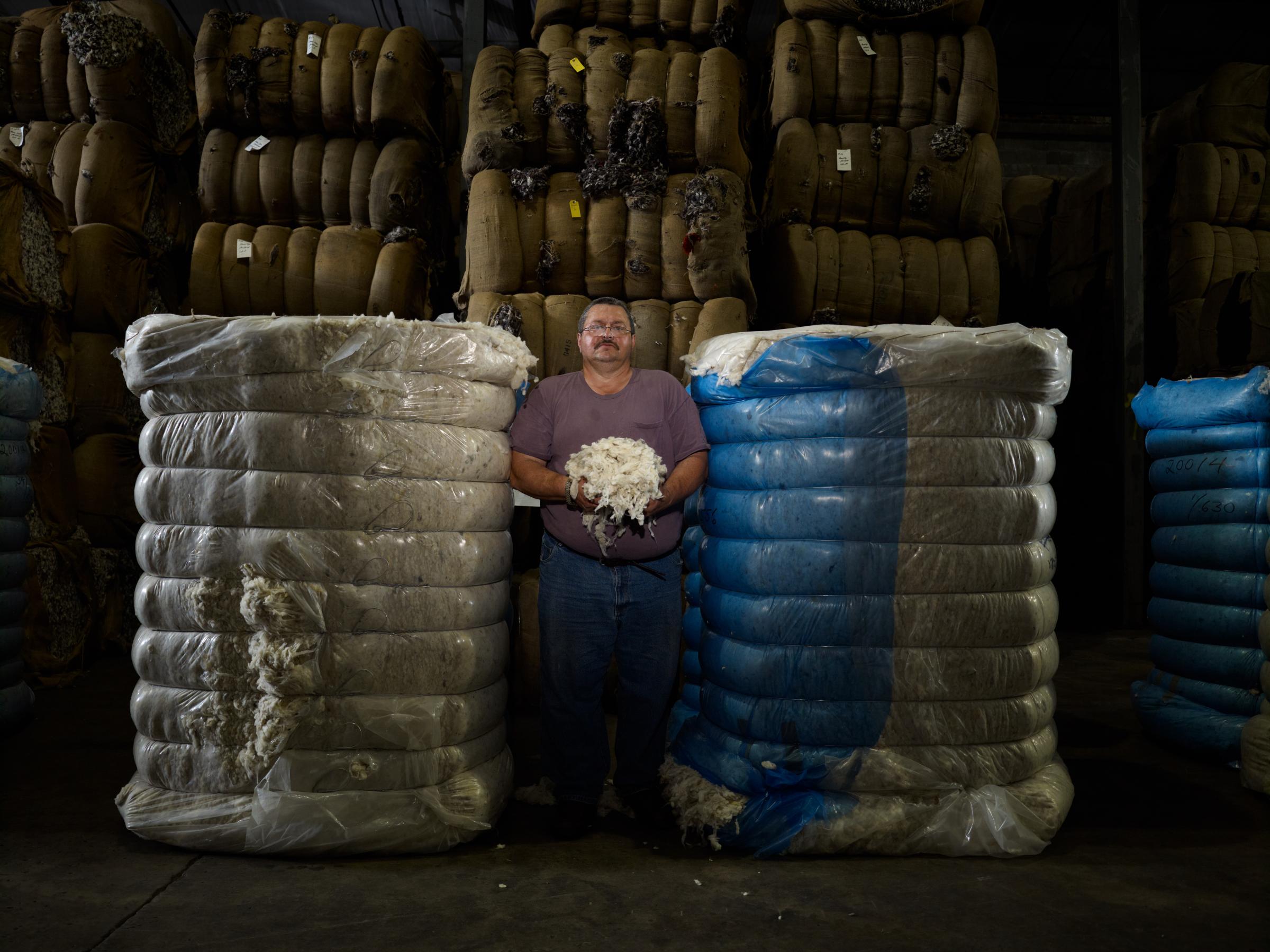 BLUE - A Portrait of the American Worker - 4321 &bull; Greg - Wool Picker and Dyer - Woolrich, Pennsylvania
