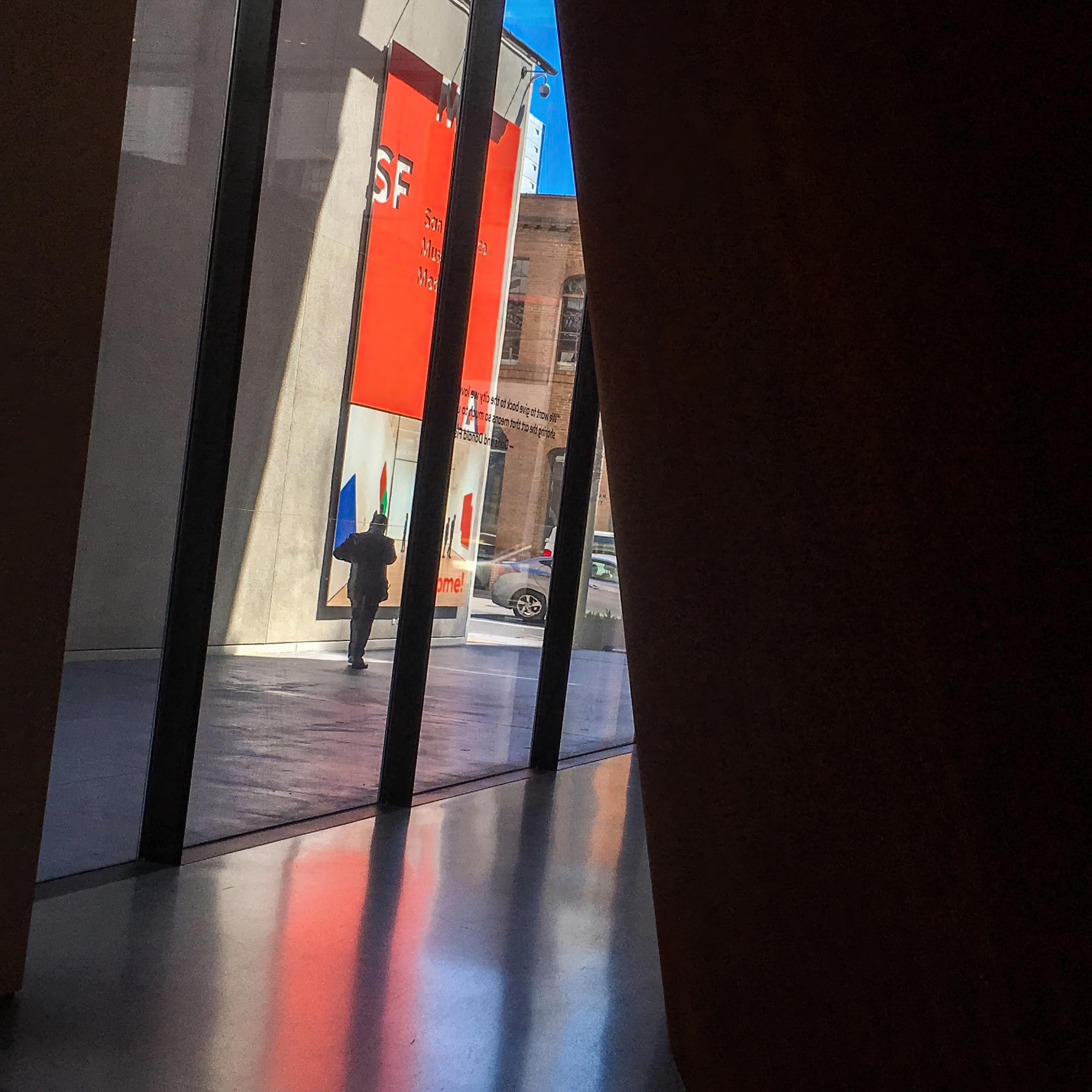 Viewing Art - Dark Shadows dominate at the San Francisco Museum of Art....