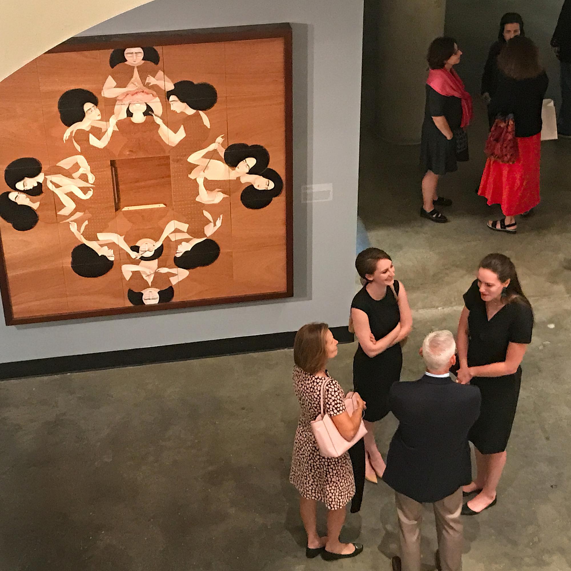 Viewing Art - Life imitates art with work by Hayv Kahraman at the...