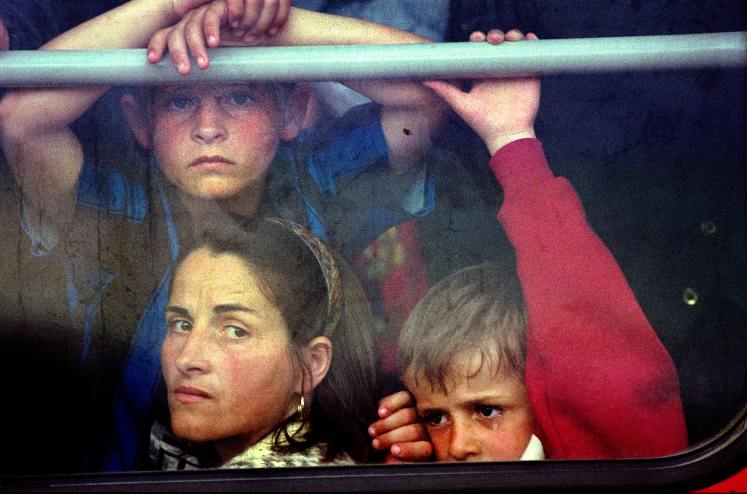 Flight From Kosovo - As the NATO bombing campaign persisted, refugees...