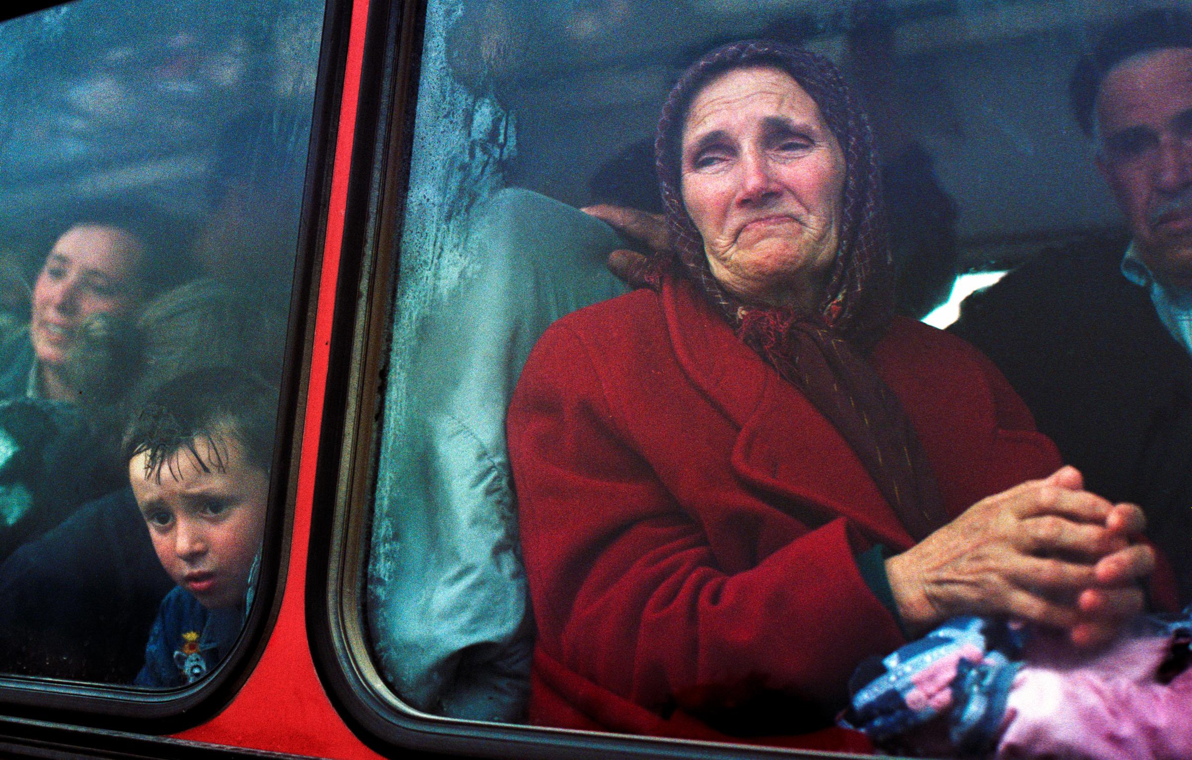 Flight From Kosovo - As the NATO bombing campaign persisted, refugees...