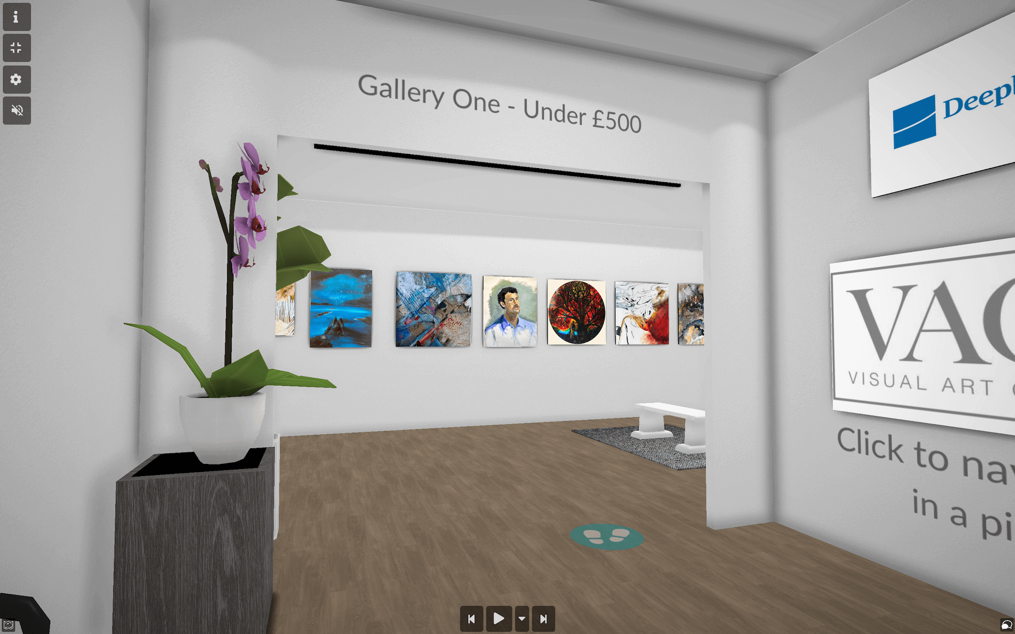 Thumbnail of Photo : Screengrab of the VAA International Art Exhibition 2021 . 