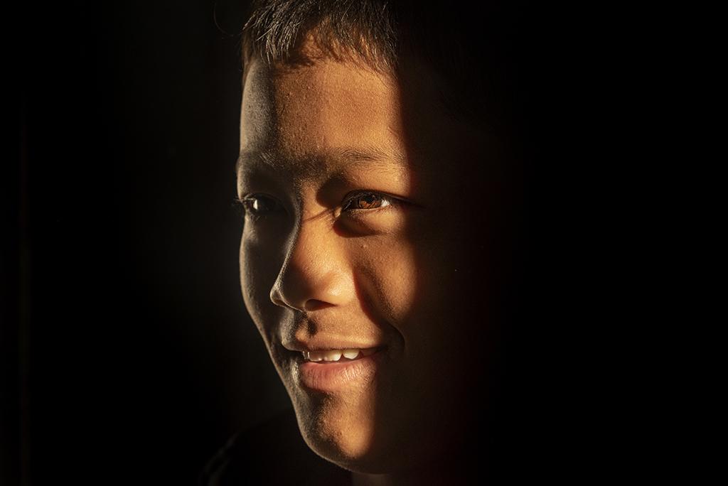 Portraits - Portrait of Prsib Manger of 13 years son of Khagendra...