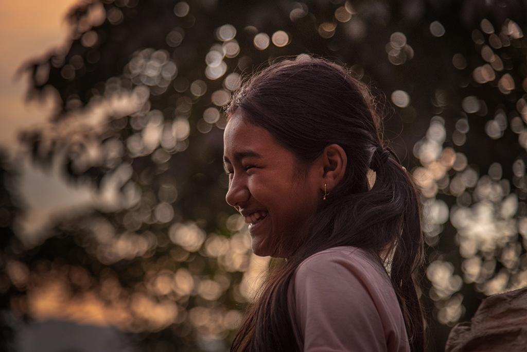 Portraits - Portrait of 13 years old Kriti Biswa, younger daughter of...