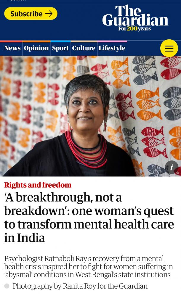 The Guardian_‘A breakthrough, not a breakdown’: one woman’s quest to transform mental health care in India