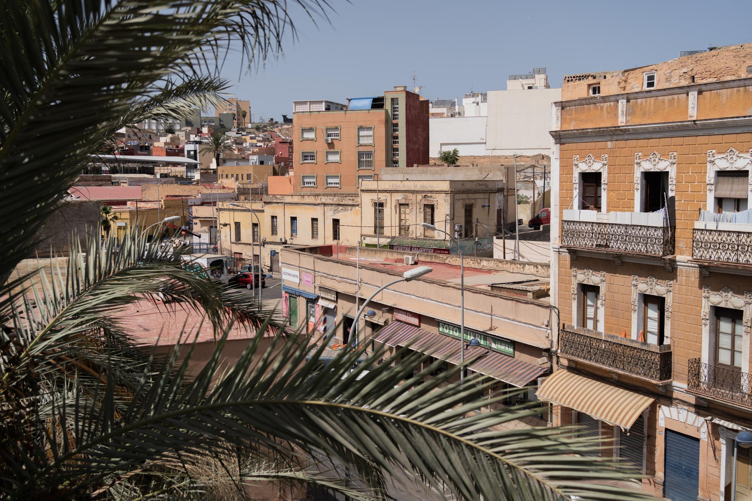  Vista de el barrio de El Rastro, lugar donde la asociaci&oacute;n Ox&iacute;geno...