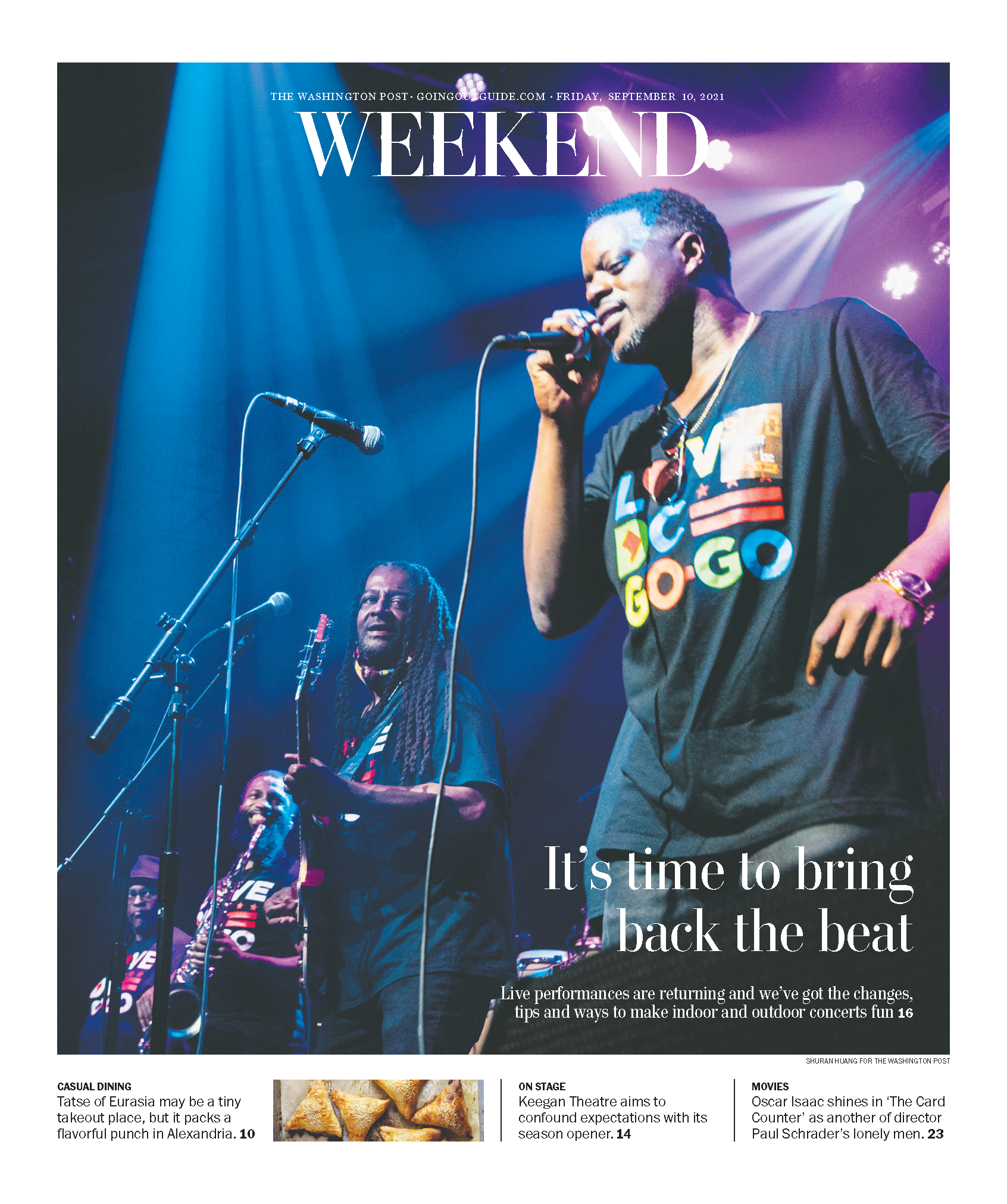 Image from Tear Sheets -    For  The Washington Post       As live music returns...