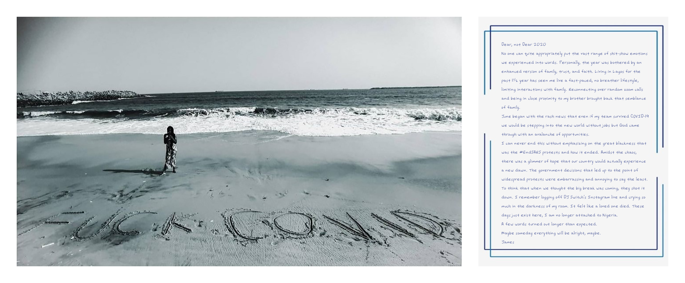  Dear, not Dear 2020 No one can quite appropriately put the vast range of shit-show emotions we experienced into words. Personally, the year was...