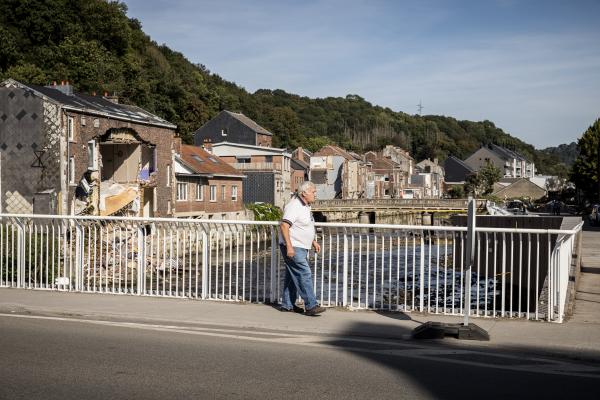 Four months after the floods in Pepinster, Belgium