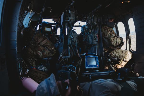 Cadet Covid - On November 6th, the Army ROTC program was visited by a local medical evacuation National Guard...