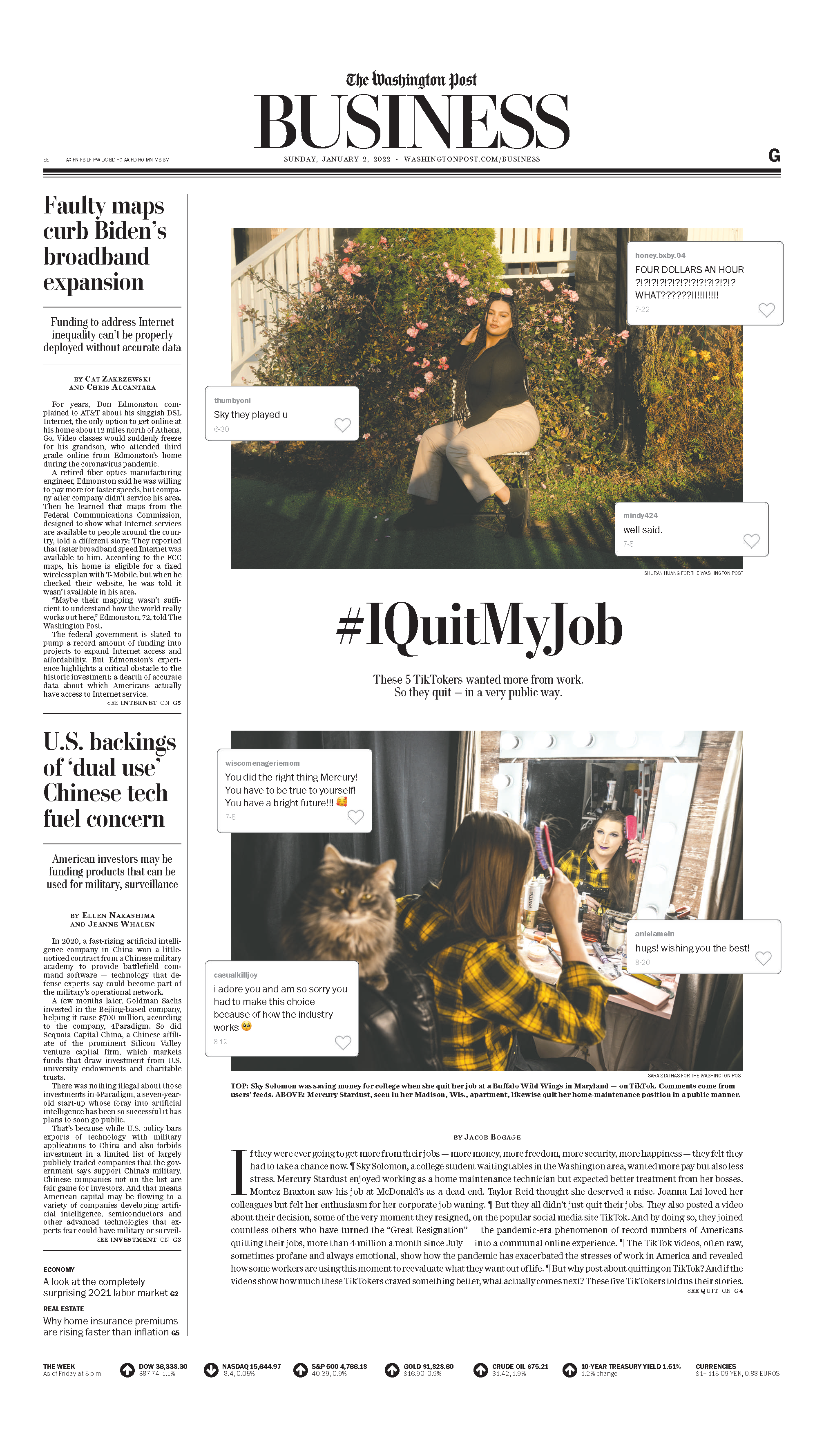 Image from Tear Sheets -    For  The Washington Post  #IQuitMyJob These 5...
